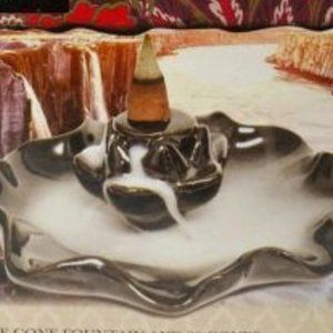 **1 DAY SALE!** Waterfall Incense Cone Holder 20 Cones Sandalwood, Dragonsblood!